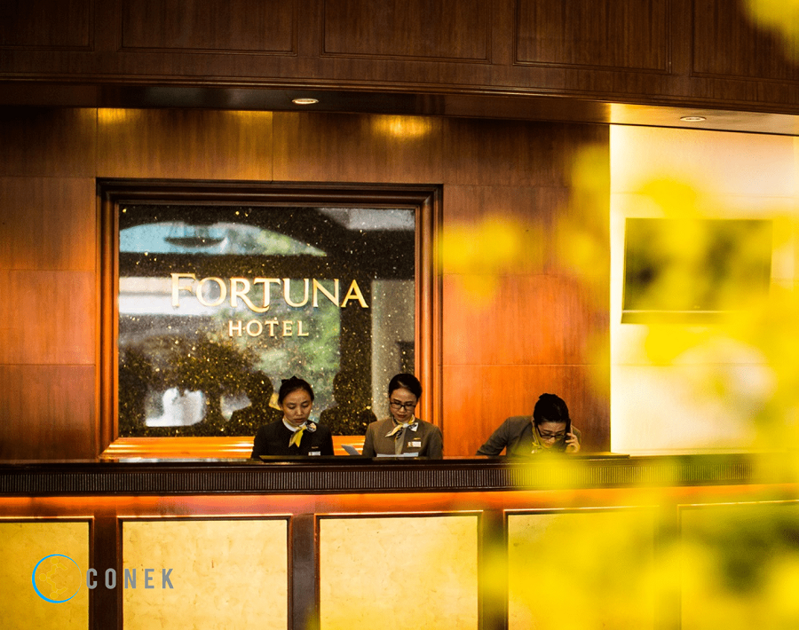 Sảnh khách sạn Fortuna